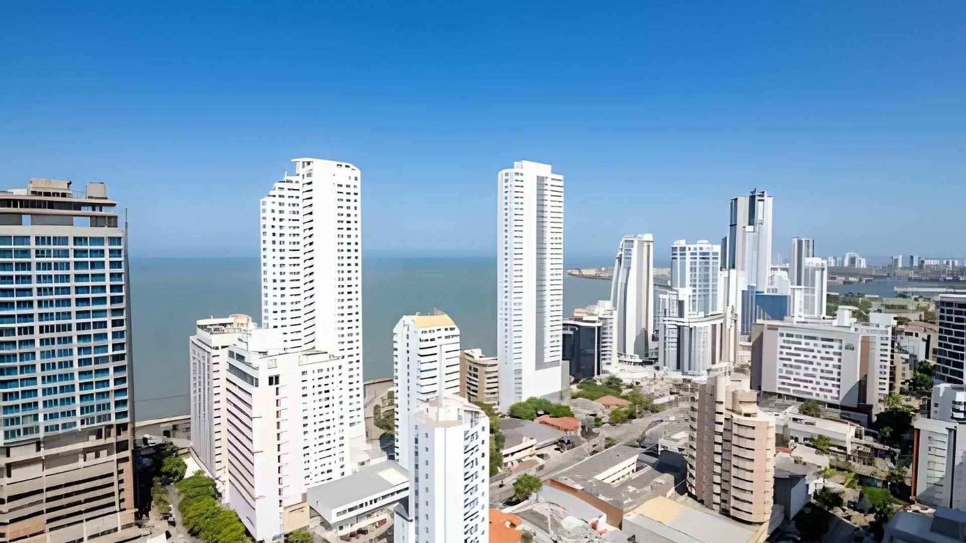 Infinitum Espectacular Apto Piso 28 Vista Al Mar Apartamento Cartagena