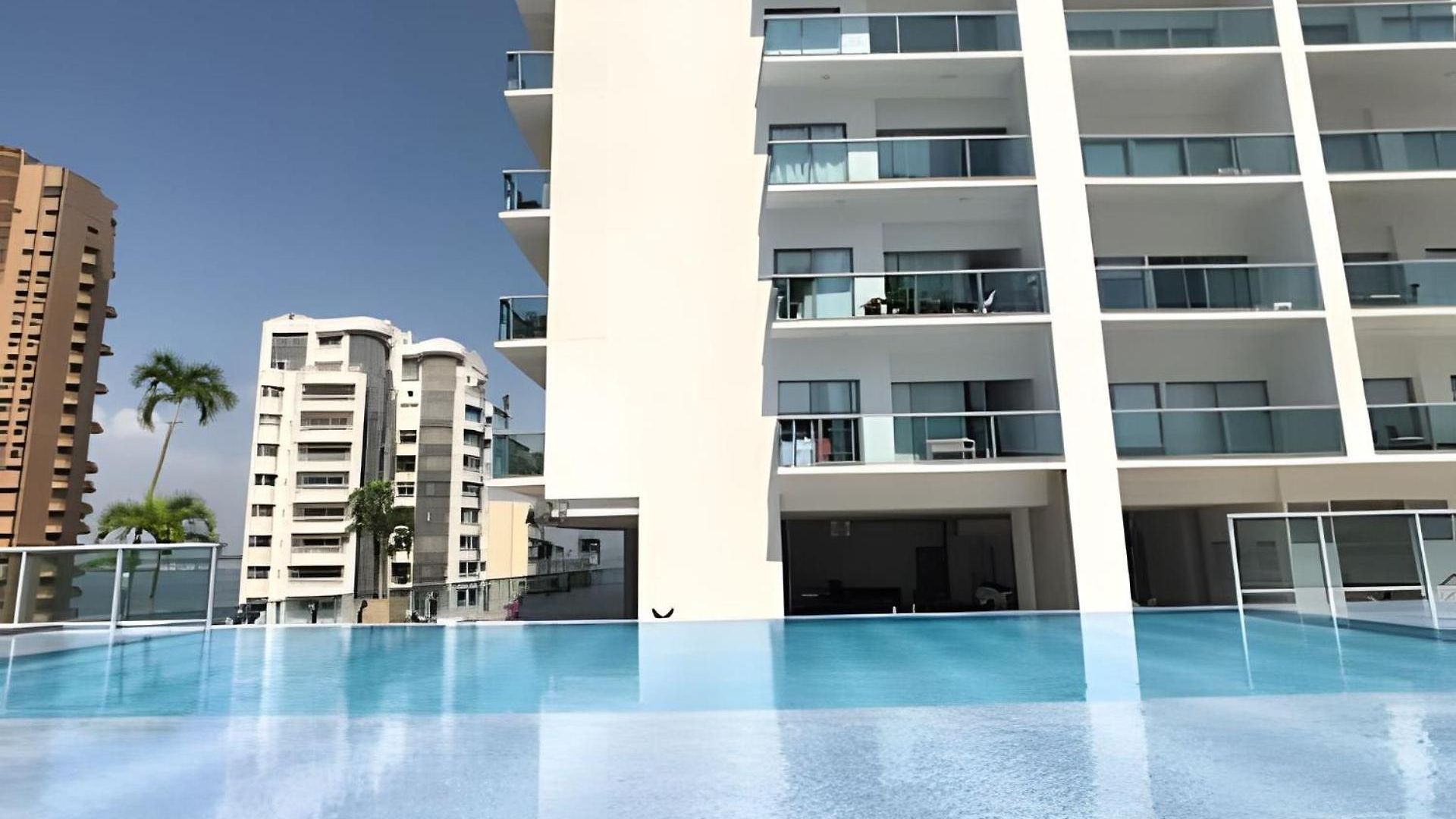 Infinitum Espectacular Apto Piso 28 Vista Al Mar Apartamento Cartagena