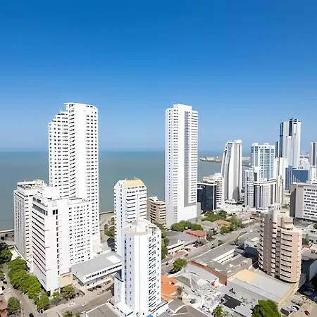 Infinitum Espectacular Apto Piso 28 Vista Al Mar Apartamento Cartagena