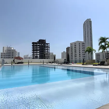 Infinitum Espectacular Apto Piso 28 Vista Al Mar Apartamento Cartagena
