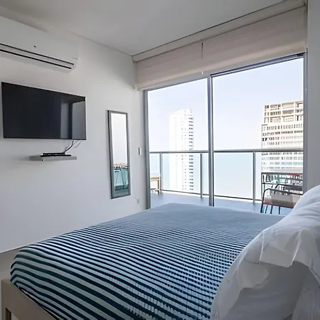 Infinitum Espectacular Apto Piso 28 Vista Al Mar Cartagena