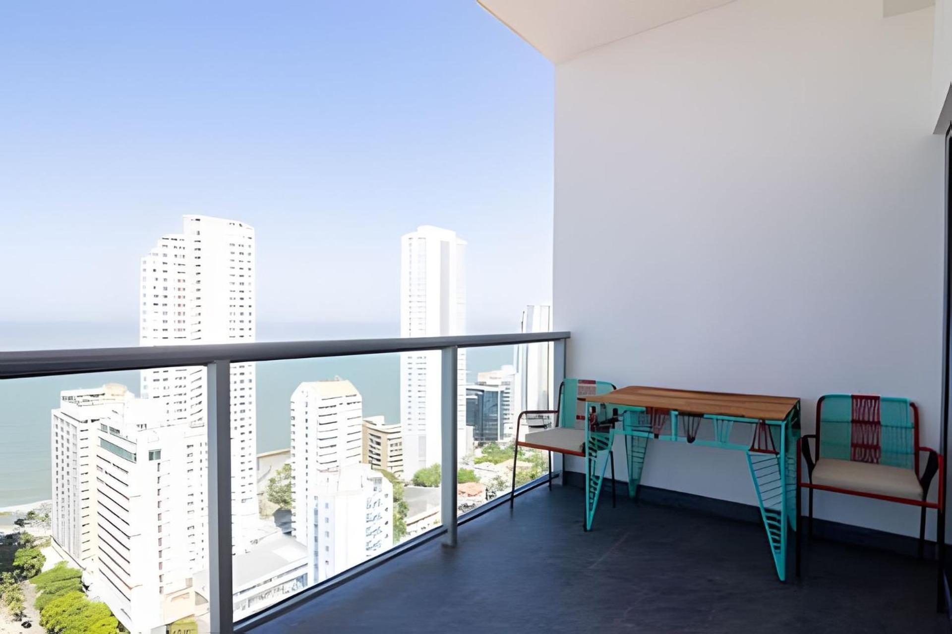 Infinitum Espectacular Apto Piso 28 Vista Al Mar Apartamento Cartagena