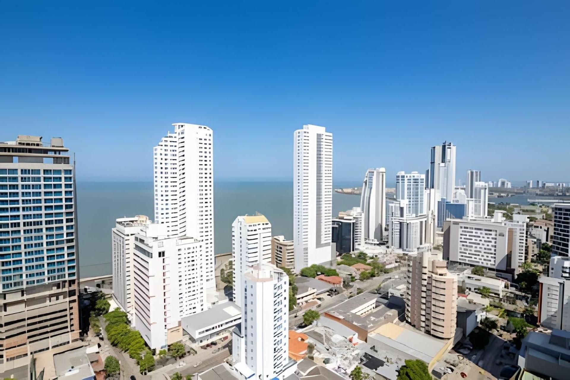 Infinitum Espectacular Apto Piso 28 Vista Al Mar Apartamento Cartagena