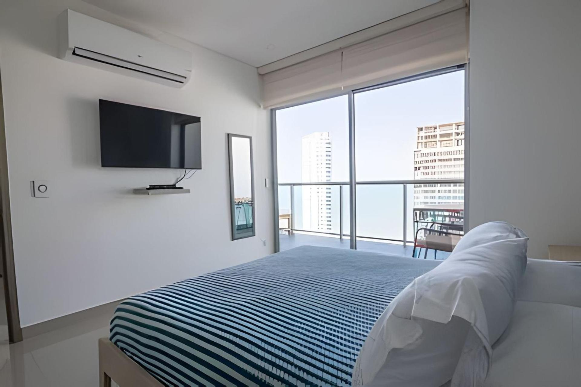 Infinitum Espectacular Apto Piso 28 Vista Al Mar Cartagena